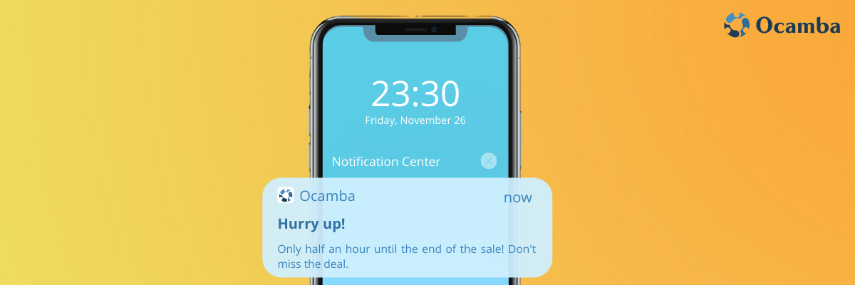 Black Friday Push notifications - reminders