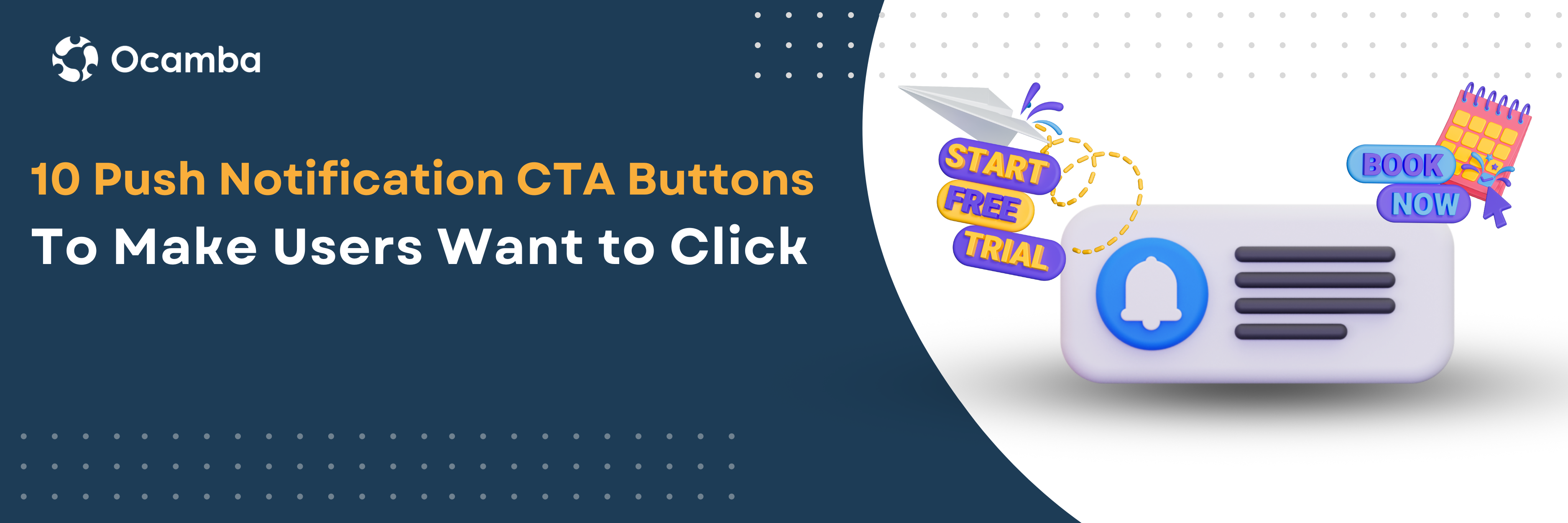 Cover visual for the blog 10 push notification CTA buttons to make users want to click