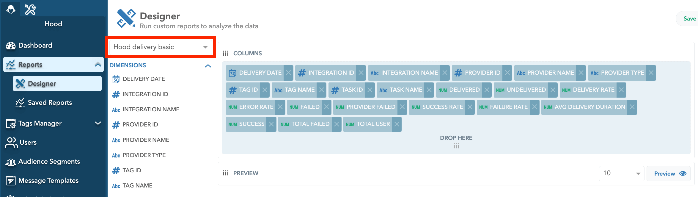 New metrics on Hood - Hood delivery basics