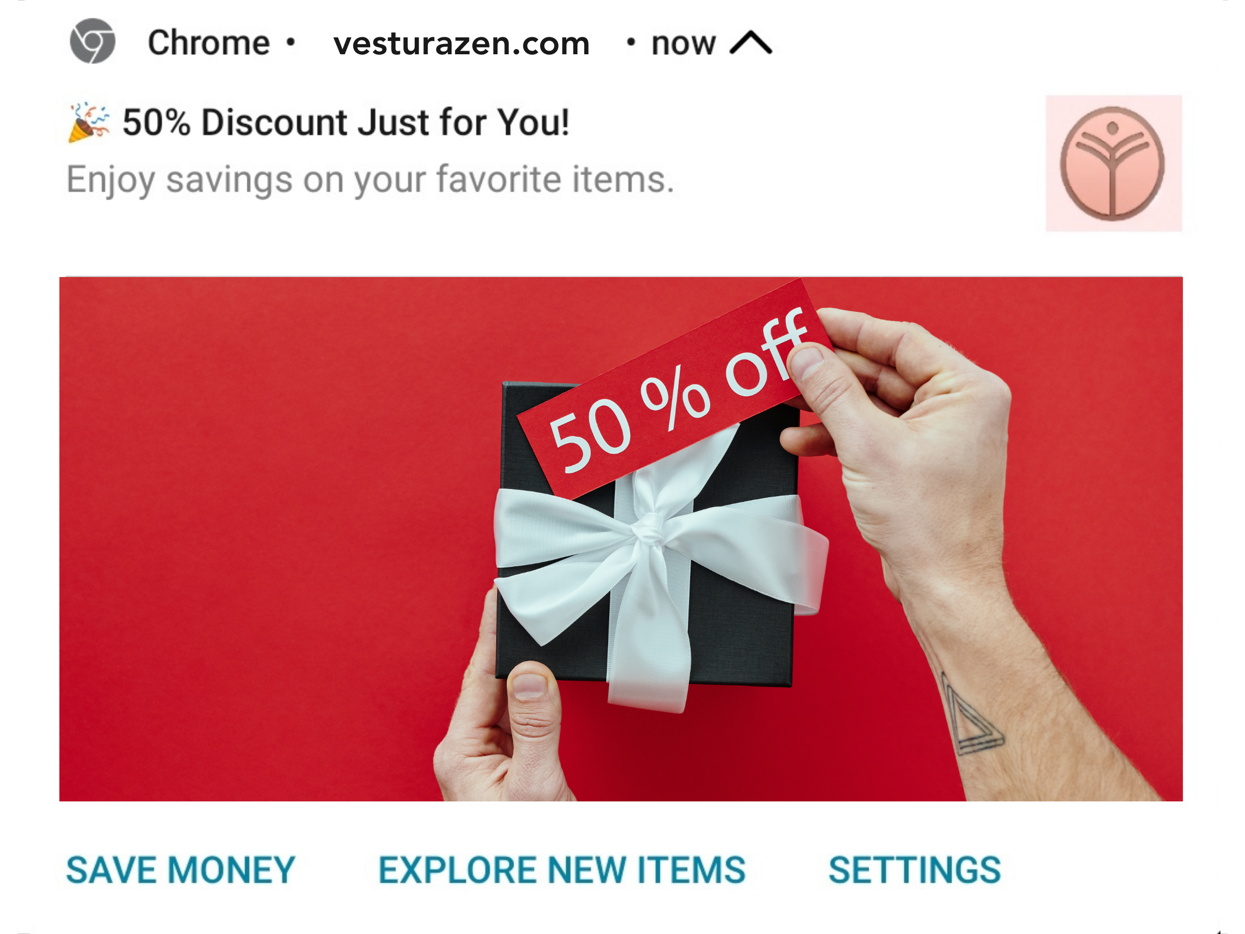 CTA buttons in push notification