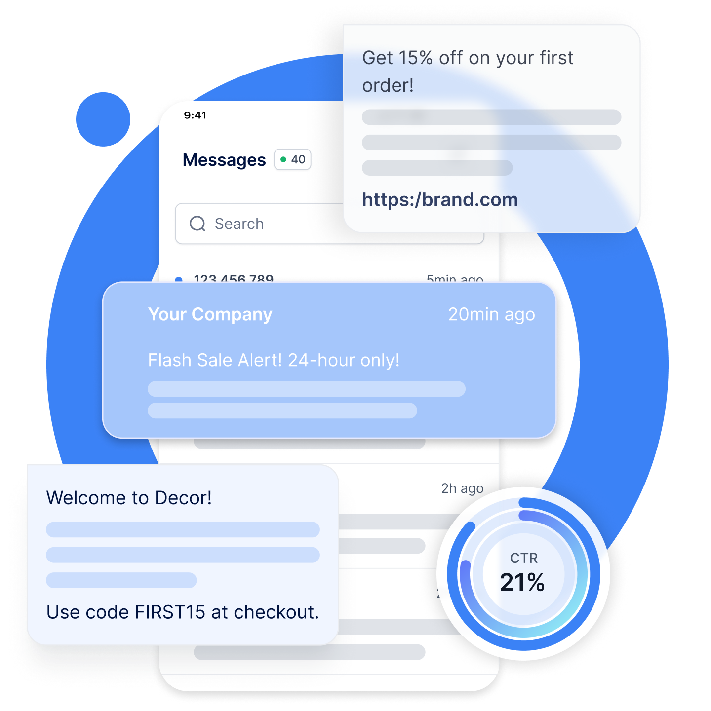 SMS & Push Notifications